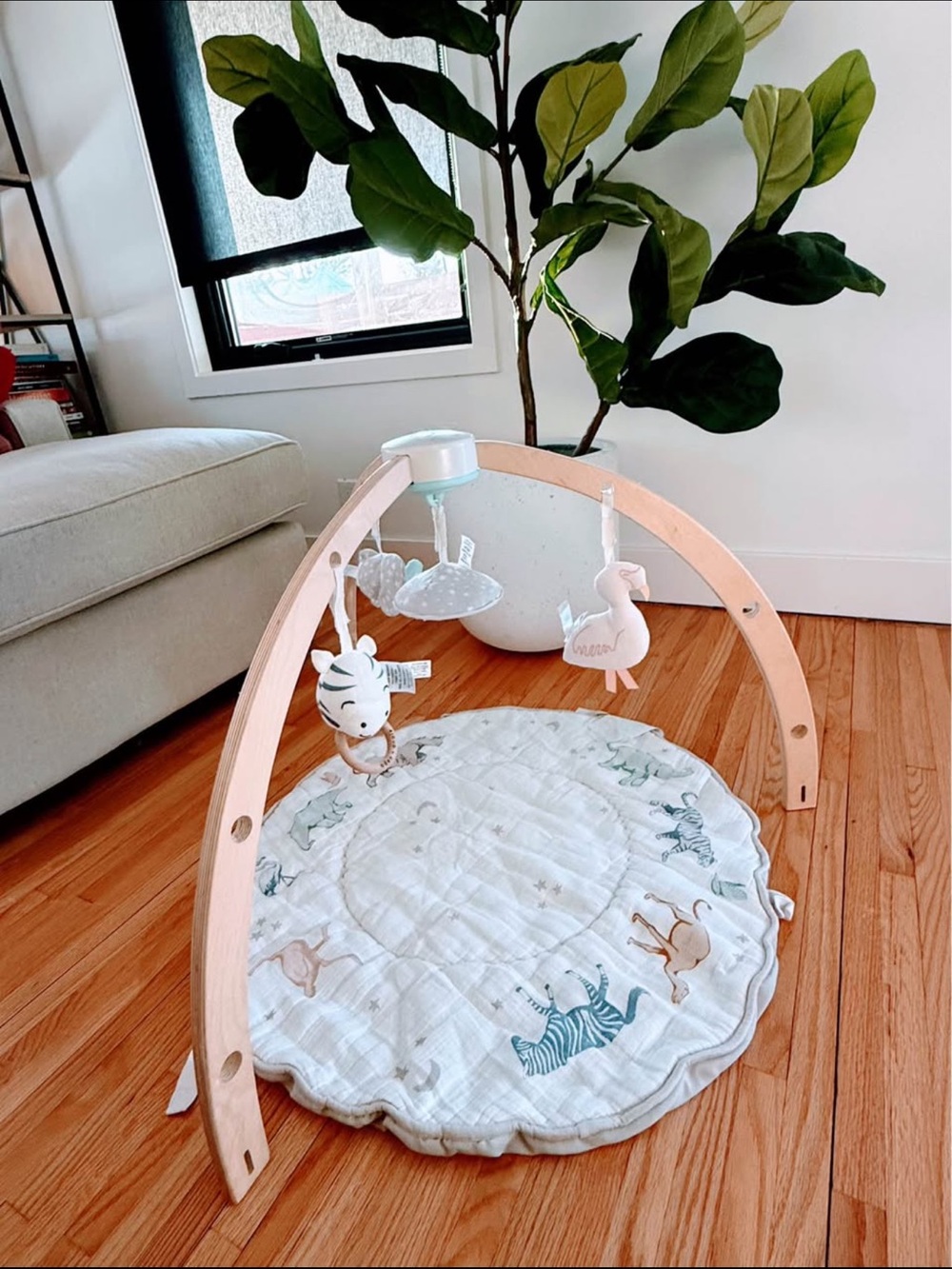 Aden + Anais Baby Wooden Play & Discover Activity Gym